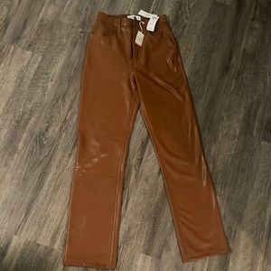 Abercrombie vegan leather pants